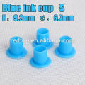 Newest bule plastic tattoo ink cups